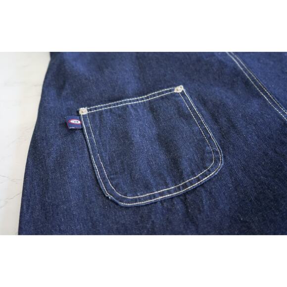 Bongo Denim Halter strap Maxi Dress 1X Empire Waist Street Western Y2K 90s Style - Picture 8 of 13